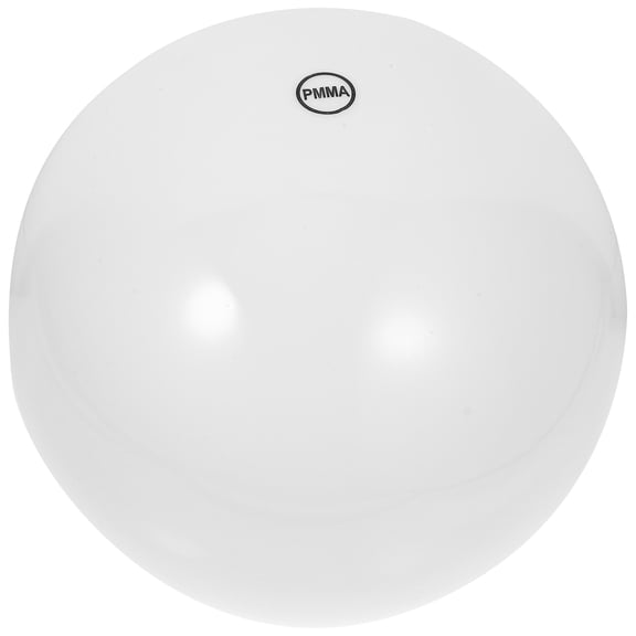 OFFIGAM White Plastic Globe Lamp Shade for Outdoor Patio Garden Light Fixture Weather Resistant