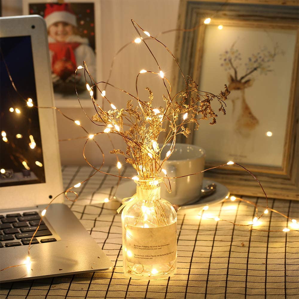 Details about   Battery Operated 100 LED 10M Home Christmas Wedding Party String Fairy Lights 