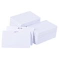 thumbnail image 1 of Unique Bargains Cartes PVC avec Fente Horizontale, 500 Pcs 30Mil Qualité Graphique Cartes Vierges Imprimables, Blanc, 1 of 5