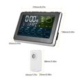 thumbnail image 3 of para Tuya WiFi para Smart Estación meteorológica: monitoreo preciso, pronótico de 5 días, alarma, 3 of 8
