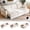 Beige, variant on CHIC HOUSE 104" Electric Extendable Sofa Bed with Triple Motor, Convertible Smart Power Reclining Sleeper Sofa Deep Seat 3-Seat Couch with Solid Wood Frame in Velvet, Black