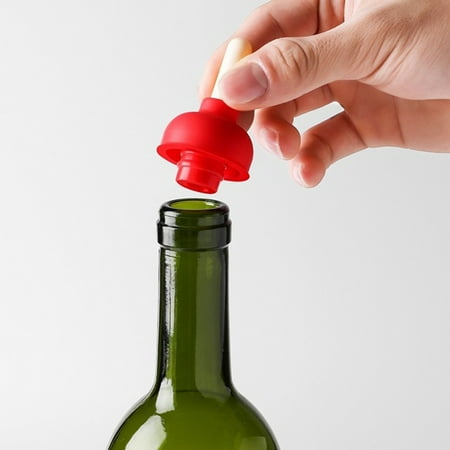 

Gourd shape wine bottle stopper creative silicone sealing fresh-keeping bottle c