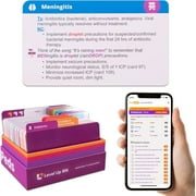 Level UP RN Pediatrics LPN RN Review Flash Cards – Essential Info for Nursing School (222 Cards)