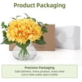 thumbnail image 6 of Senfot Hydrangea Artificial Flowers in Vase with Faux Water for Home Table Office Wedding Party Decor Yellow, 6 of 6