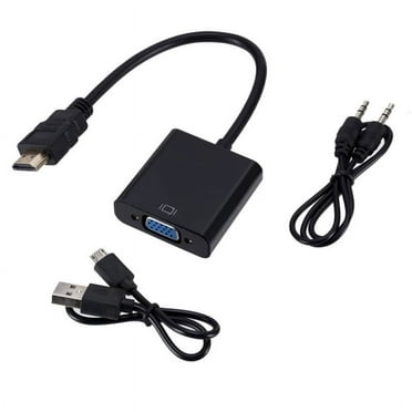hdmi to vga with audio   power supply hdmi to vga HD adapter cable