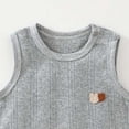 thumbnail image 4 of Bxsruta Baby Bodysuit Sleeveless Cotton Romper Infant One-Piece Tank Jumpsuit for Summer, 4 of 8
