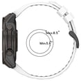 thumbnail image 5 of XiHAMA Compatible with Quatix8 47MM/Tactix8/Fenix 7/Fenix 7 Pro Watch Band, 20mm 22mm 26mm Quickfit Silicone Watch Band Replacement for Garmin instinct E/Garmin Forerunner 965 etc, 5 of 7