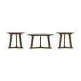 thumbnail image 3 of 3-Piece Round Occasional Table Set Natural Walnut, 3 of 7