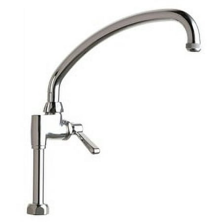 Chicago Faucets 613-Aab Deck Mounted Utility Faucet - Chrome