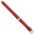 thumbnail image 2 of 16mm Red Sport Leather with White Stitching and Gold-tone Buckle 7.5 inch Watch Band, 2 of 6