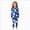 D29-Sky Blue, variant on 2-3 Years Girls Halloween Set Cute Cartoon Print Long Sleeved Homewear Two Piece Set Halloween Pajamas For Kids Matching Pjs For Girls