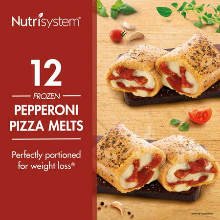 Nutrisystem Frozen Pepperoni Pizza Lunch Melt, 3.8 oz, 12 (Best Tasting Frozen Dinners)