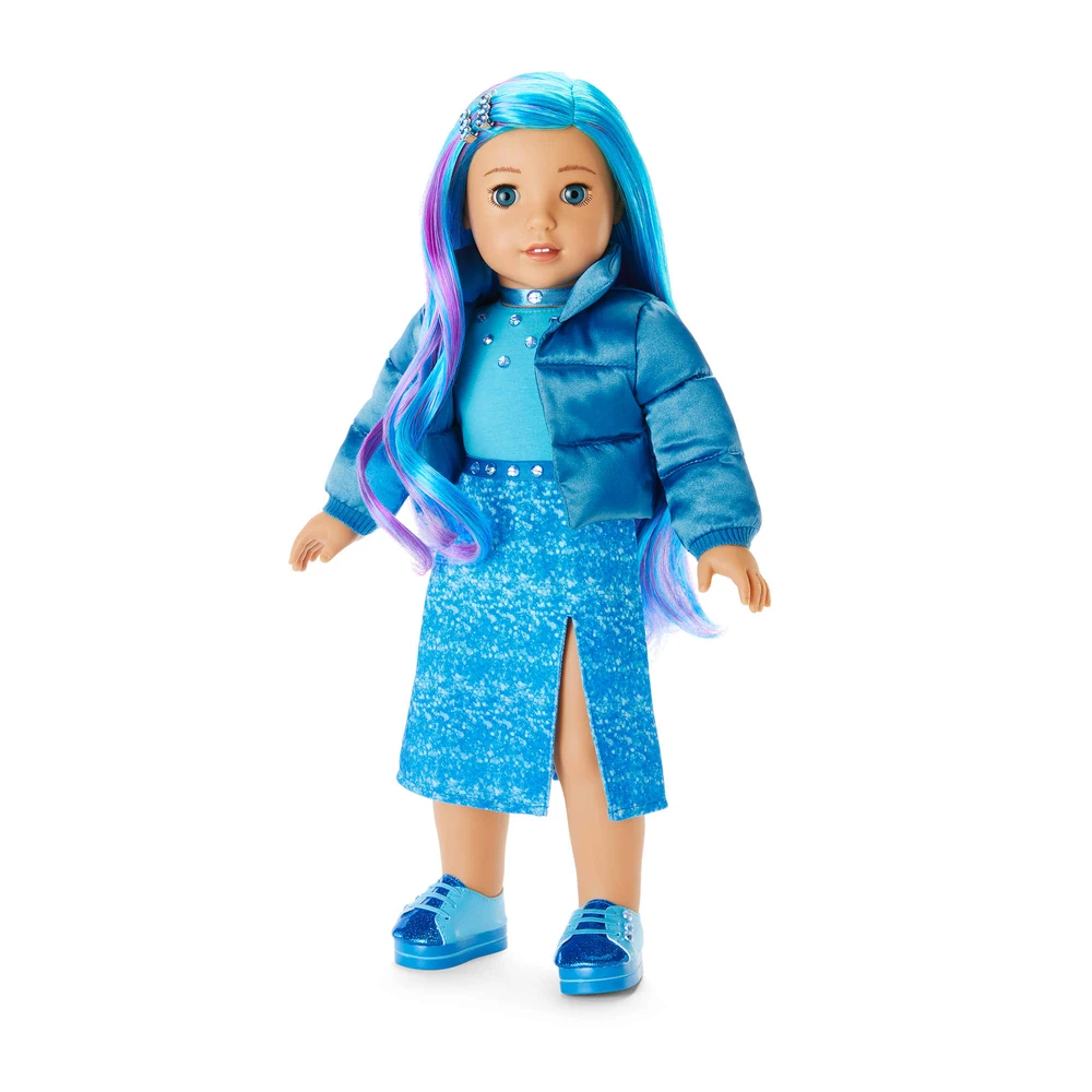 American Girl Birthstone Collection December Blue Beauty Topaz Outfit for 18 inch Dolls
