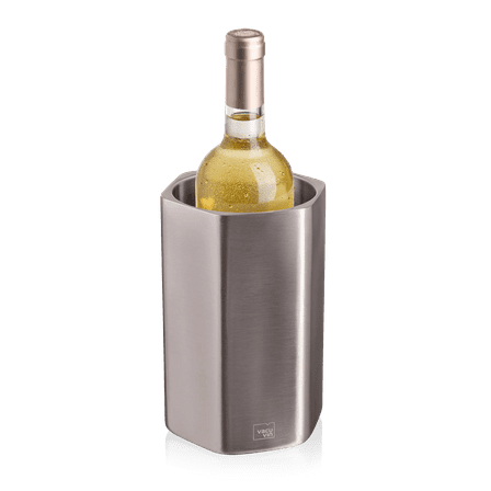 Vacu Vin Hive Wine Cooler – Stainless Steel Double-Wall Insulated Chiller – Keeps Wine & Champagne Cold for Hours – No Ice Needed – Fits Up to 1.5L Bottles