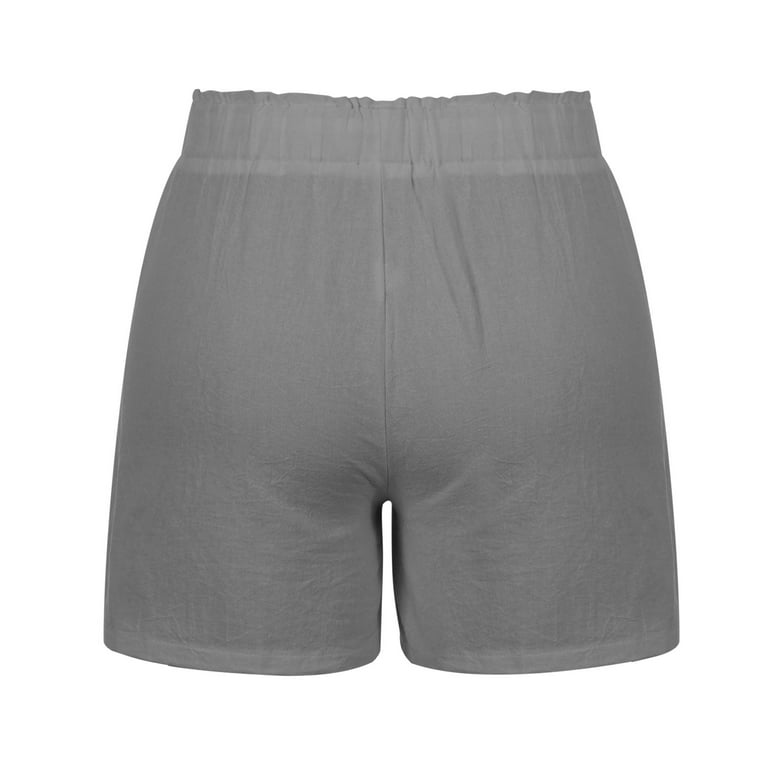 Tawop Unthewe Shorts Casual Pocket Shorts Dance Shorts Women Gray Size 6 