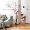 thumbnail image 6 of Duslogis 4pcs 35.4" Fall Artificial Ficus Branches Branches， Autumn Fake Plants with Stems Faux Yellow Leaf Shrub Bushes for Home Indoor Centerpiece Vase Filler, Thanksgiving Banquet Decor, 6 of 7