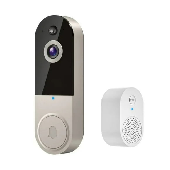 1080P Wireless Doorbell Camera 2-Way Wireless Video Doorbell Night Vision For Home Office ,Weather Resistant