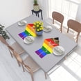 thumbnail image 2 of Table Cover Black Lives Matter Fist LGBT Pride Plag Tablecloth Rectangular Oilproof Lesbian Gay Clo, 2 of 5