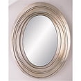 thumbnail image 2 of OK Lighting Silver Ripple Mirror, 2 of 2