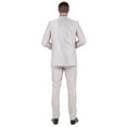 thumbnail image 3 of Champagne Men's Sharskin Slim-Fit 3-Piece Suit, 3 of 4