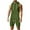 Army Green, variant on Stamzod Sweatsuits for Men 2 Piece Men's Gym Tracksuit Set Short Sleeve Hoodie Casual Athletic Shorts Suit Set(Available in Big & Tall) on Clearance Black S