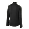 thumbnail image 6 of Port Authority Womens Active Colorblock Soft Shell Jacket L718 X-Small Deep Black/Grey Steel, 6 of 6