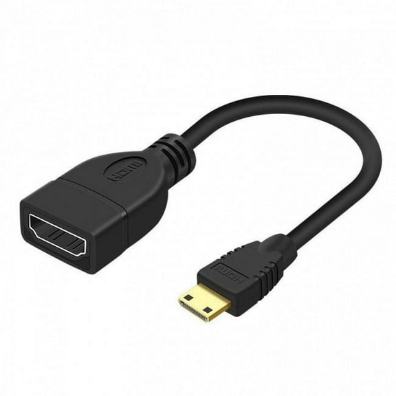 Xiwai Adapter Type C Mini HDMI Male to HDMI Female Extension for DV MP4 Camera DC DV