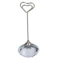 thumbnail image 4 of Numéro de Table Titulaire en Forme de Coeur Stable en Métal de Qualité Supérieure Robuste Largement Utilisé Porte-Cartes 12cm en Forme de Coeur, 4 of 14