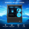 thumbnail image 4 of Ningmei Gaming PC AMD R7 7800X3D Radeon RX 9070 XT 32GB RAM 2TB SSD Windows 11 PC Gaming Black, 4 of 7