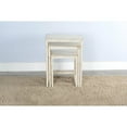 thumbnail image 3 of Sunny Designs Marina White Sand Nesting Table, 3 of 3