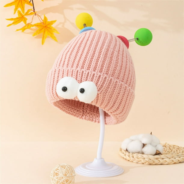 ニットキャップ・ビーニー LOVE ME MONSTER Pretty Angel Beanie 5BFM078 Awdenio Beanies Hats Big Eyes, Small Monster, Woolen Hat
