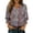 Brown, variant on Ruimatai Women's Casual V-Neck Button Up Cardigan 3/4 Sleeve Soft Print Blouse Top for Spring Summer Fall Fashion Outfit