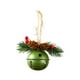 thumbnail image 2 of Adorno Navideño Colgante para Árbol con Campanilla de Viento | Adorno Clásico de Hierro de Color Sólido | 11 X 8 Cm | Paquete de 1, 2 of 6