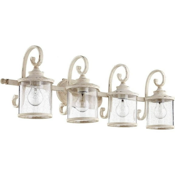 Highbury Beeches 4 Light Vanity Light in Transitional Style 36 inches Wide By 11 inches High-Persian White Finish Bailey Street Home 183-Bel-2534494