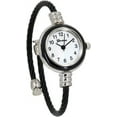 thumbnail image 3 of Blekon Collections Women's Cuff Watch - Round Analog Display Arabic Numbers 23mm Case Wire Bracelet Watch for Women Elegant Cable Cuff Bangle Wrist Watch, 3 of 5