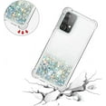 thumbnail image 5 of Compatible with Samsung Galaxy A52 5G Case Glitter Liquid Cute Clear Phone Case Floating Quicksand Shockproof Protective Bumper Silicone TPU Case for Samsung Galaxy A52 5G Love Sliver YB, 5 of 12