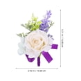 thumbnail image 2 of unbranded 1Jgo Corsage De Mano Con Flores Artificiales Para Clásica Para Familia Y Invitados, 2 of 6