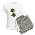 thumbnail image 5 of CafePress - El Dia De Los Muertos Skeleton Girl Pijamas - Women's Short Sleeve Print T-Shirt and Pants Light Cotton Pajama Set, 5 of 7
