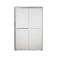 thumbnail image 2 of Sterling 5425-57 Finesse 55-1/2" High X 57" Wide Sliding Frameless Shower Door - Bronze, 2 of 3