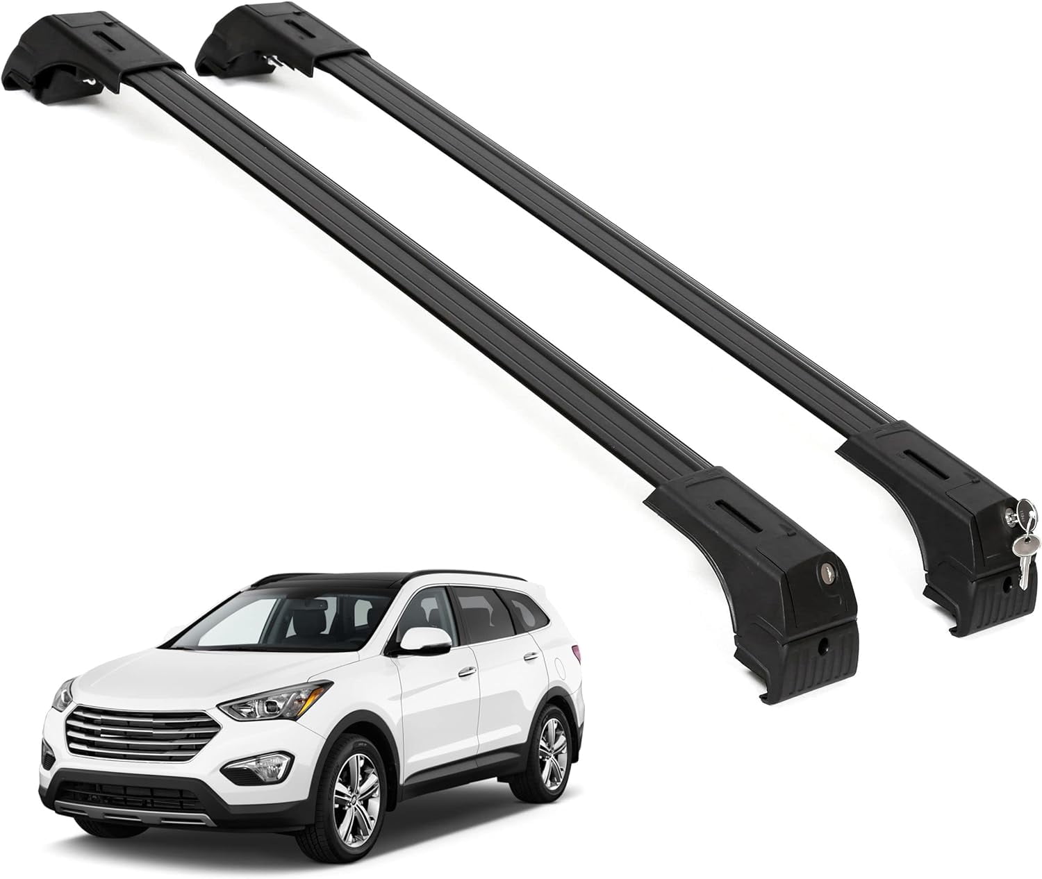 Cross Bars Roof Rack No Rails 260 LBS Roof Rack