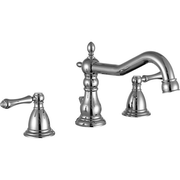 Anzzi L-Az135 Highland 1.2 GPM Widespread Bathroom Faucet - Chrome