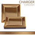thumbnail image 4 of Plaques de Chargeur Carrées Jetables - 20pc (Métallique/or), 4 of 4