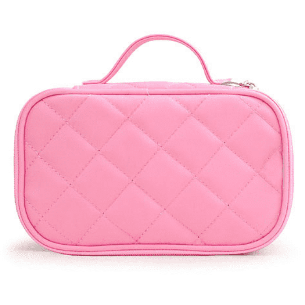 Double Layer Makeup Bag Portable Jewelry Bag Makeup Bag Women'S Girl