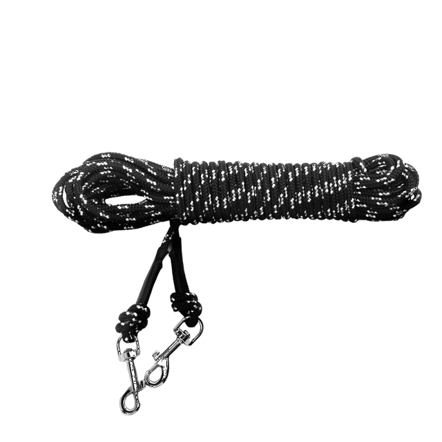 9M/30FT Lightweight Extra-Long Pet Leash with Double Security Buckle & Reflective Strips - Ideal for Small Animals Like Rabbits, Kittens, Puppies - Garden-Friendly, Comfortable Handle for Safe
