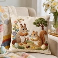 thumbnail image 4 of Luoshdecor 18 Inch Easter Pillow Cover,Spring Plush Animal Throw Pillowcase for Sofa, Bedroom & Easter Home Decor, 4 of 6