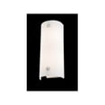 thumbnail image 4 of Meyda Tiffany 107886 5.5" W Half Cylinder Fused Glass Wall Sconce - White, 4 of 5