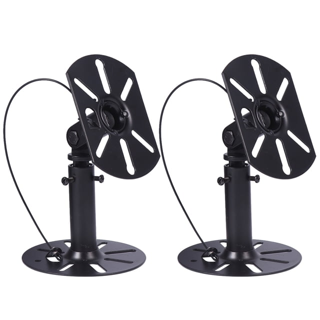CTIRCHIU 2Pcs Speaker Hanging Stand for Bar Use designed with Cold Rolled Steel in Practical Black Color