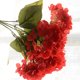 thumbnail image 5 of Cabezas Hortensia Hermosa Flor Artificial Ramo Ramo Decoración de Boda en Casa (Rojo) Xemadio SNFLD1701, 5 of 9
