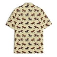 thumbnail image 3 of Retro Horse Racing Hawaiian Shirts For Men Casual Vintage Horse Mens Hawaiian Shirts Short Sleeve Button Down Shirt 2, 3 of 7