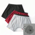 thumbnail image 5 of Washable Incontinence Underwear for Men Washable Urinary Briefs Reusable Cotton Boxer Brief for Mild Bladder Leakage black, 5 of 5